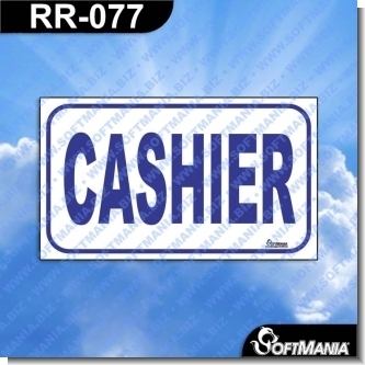Read full article Premade Sign - CASHIER Read full article Premade Sign - CASHIER