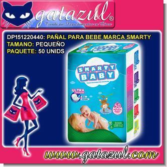 Lee el articulo completo PANAL PARA BEBE MARCA SMARTY TAMANO PEQUENO PAQUETE DE 50 UNIDADES