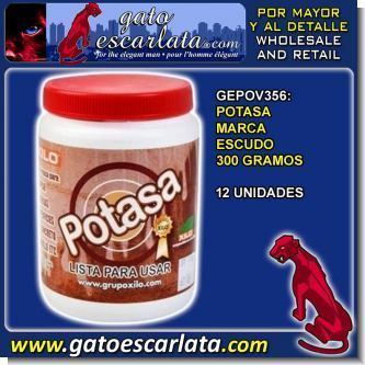 Lee el articulo completo POTASA MARCA ESCUDO 300 GRAMOS - 12 UNIDADES