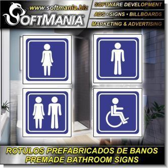 Lee el articulo completo ROTULOS PREFABRICADOS DE BANOS