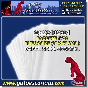 Read full article WHITE VEGETABLE TISSUE PAPER - PACKAGE OF 50 SHEETS OF 39 X 27 CENTIMETERS