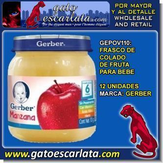 Lee el articulo completo FRASCO DE COLADO DE FRUTA PARA BEBE MARCA GERBER 12 UNIDADES