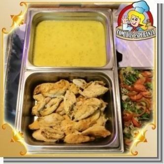 Read full article Catering Service Food Menu - 01 - Chicken fillet in white sauce with mushrooms or Bittersweet
