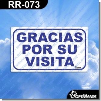 Lee el articulo completo Rotulo Prefabricado - GRACIAS POR SU VISITA