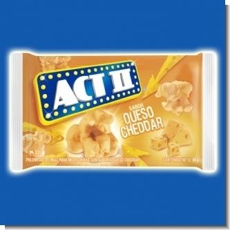 Read full article MICROWAVE POPCORN WITH CHEDDAR CHEESE BRAND ACT II 15 UNITS