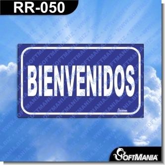 Lee el articulo completo Rotulo Prefabricado - BIENVENIDOS