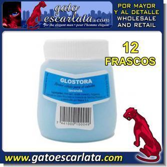 Lee el articulo completo FIJADOR GRASOSO SOLIDO PARA EL CABELLO MARCA GLOSTORA 50 GRAMOS - 12 UNIDADES