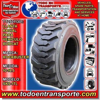 Read full article RADIAL TIRE FOR VEHICULE BOBCAT BRAND ROCKBUSTER SIZE 10-16.5 MODEL SKS-1TL Read full article RADIAL TIRE FOR VEHICULE BOBCAT BRAND ROCKBUSTER SIZE 10-16.5 MODEL SKS-1TL