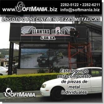 Lee el articulo completo Logotipo precinta compuesto de piezas de metal individuales