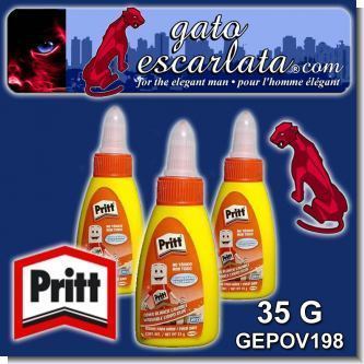 Read full article BOTTLE OF SCHOOL GLUE BRAND PRITT 35 GRAMS - 12 UNITS Read full article BOTTLE OF SCHOOL GLUE BRAND PRITT 35 GRAMS - 12 UNITS