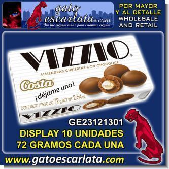 Read full article CHOCOLATE VIZZIO COSTA WITH ALMONDS 72 GRAMS - 10 UNITS BOX Read full article CHOCOLATE VIZZIO COSTA WITH ALMONDS 72 GRAMS - 10 UNITS BOX