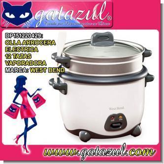 Read full article ELECTRIC RICE COOKER 12 CUPS WITH STEAMER BRAND WEST BEND Read full article ELECTRIC RICE COOKER 12 CUPS WITH STEAMER BRAND WEST BEND