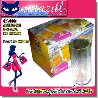 Lee el articulo completo JUEGO DE 6 VASOS DE VIDRIO