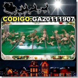 Read full article CHRISTMAS ORNAMENTS - GOLDEN FLOWERS