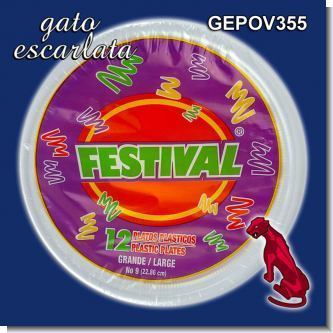 Read full article DISPOSABLE PLASTIC PLATES NUMBER 09 - DOZEN WHOLESALE PACKAGES OF 12 UNITS